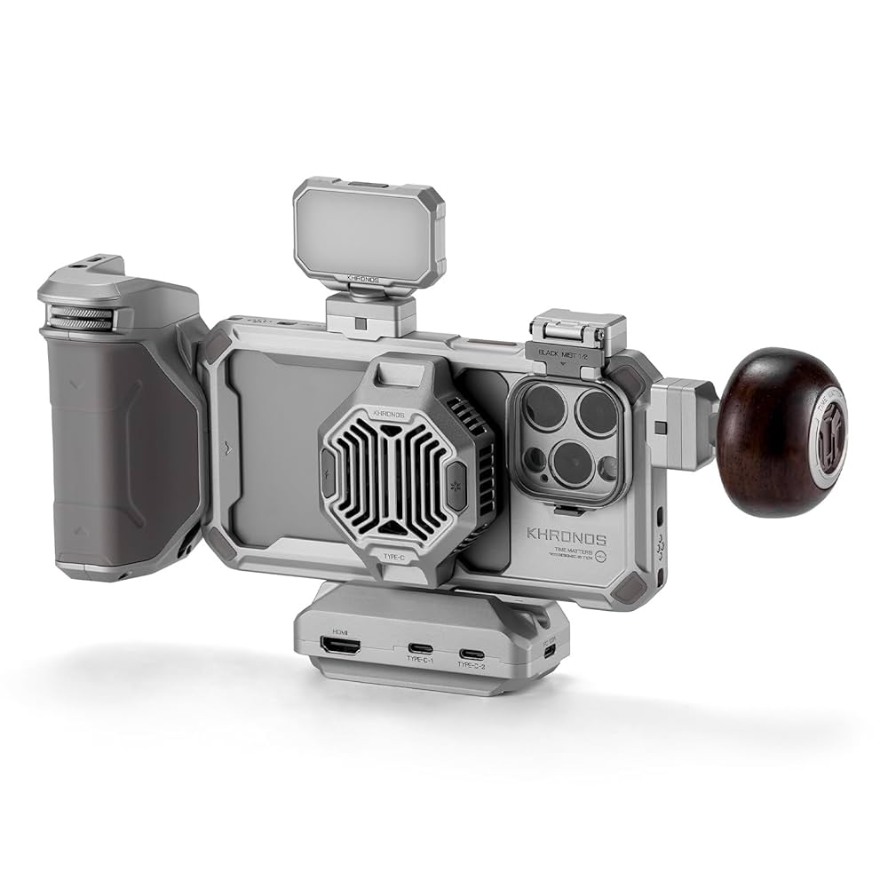 TILTA Khronos スマホケージ iPhone 15 Pro MAX用 Amazon.com: Tilta Khronos Ultimate Kit Compatible with